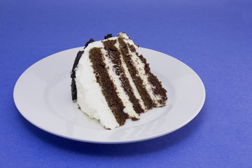 cookies and cream cake slice