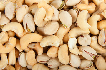 cashews and pistachios background 3