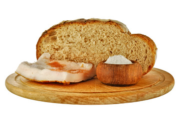 whole wheat bread, fat and salt