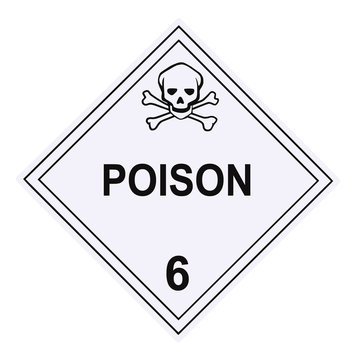 Poison Warning Placard