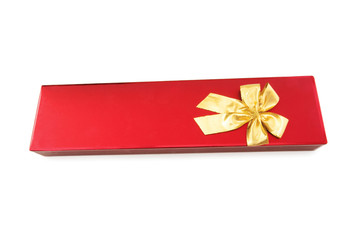 Gift box isolated on the white background