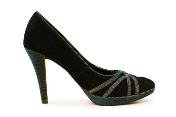 Fototapeta premium Woman shoes isolated on the white background