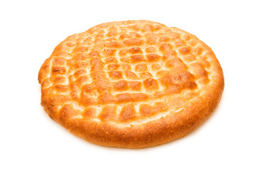 Fresh bread isolated on the white background