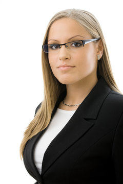 Businesswoman in glasses