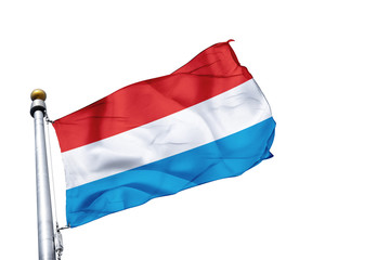Fototapeta na wymiar drapeau luxembourg