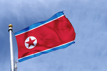 drapeau cor&eacute;e du nord