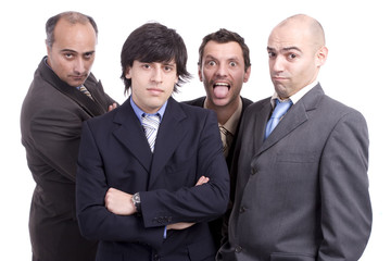 Business team posing