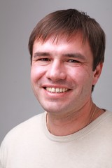 Obraz premium Big smiling man