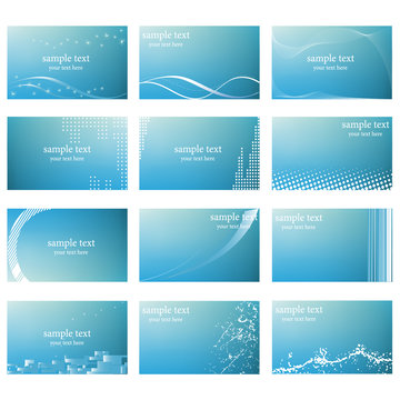 abstract Business card templates