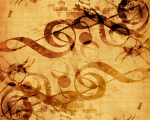 Old music sheet