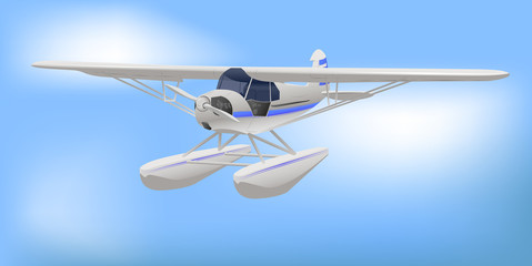Petit avion léger blanc