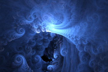 Abstract futuristic fractal background