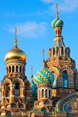 Fototapeta na wymiar The Church of the Savior on Spilled Blood, St. Petersburg