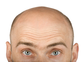 His eyes went up in dispair