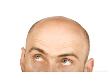 His eyes went up in dispair