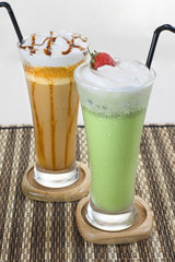 Mocca Milk Shake and Green Tea Milk Shake
