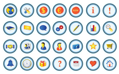 Portfolio icon set