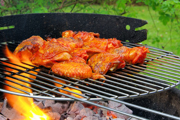 Grillen Hähnchen - grilling chicken 02