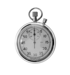 Plakat vintage stopwatch with words 