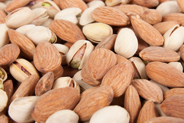 almonds and pistachios background 5