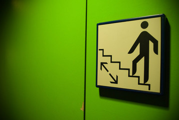 Pictogramme escalier