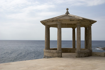 Fototapeta premium Calm scene at Mediterranean Sea