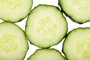 Cucumber slices