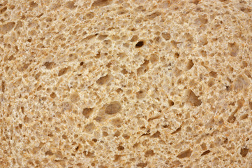 Close view of whole wheat bread