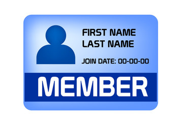membership card vector