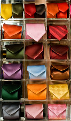 Neckties display