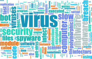 Obraz premium Internet Virus