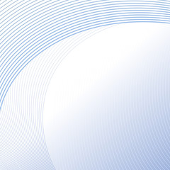 Overlapping blue arcs and lines with smooth blue gradient