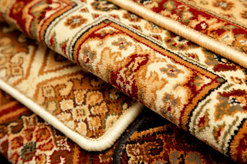 Samples of carpet