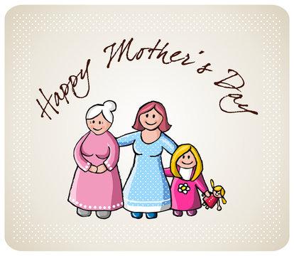 Greetings for mom in her day