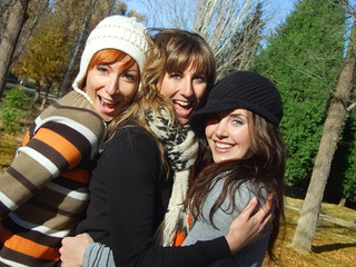 Fototapeta premium Cheerfull friends