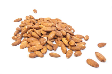 Nuts on white