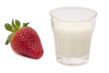 latte e fragola