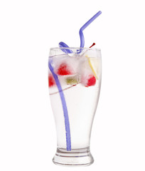 fruity drink on ice