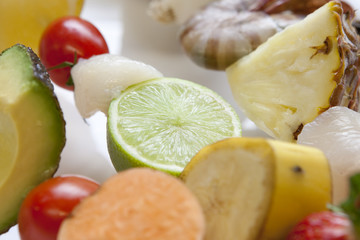 Fruit and Veg on a skewer