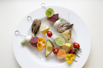 Fruit and Veg on a skewer