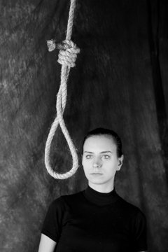 young girl, trying to commit suicide