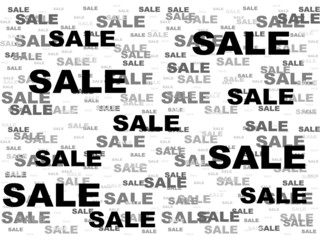 Obraz premium business background made of sale word vector illustration