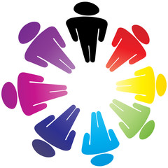 Group of people vector illustration
