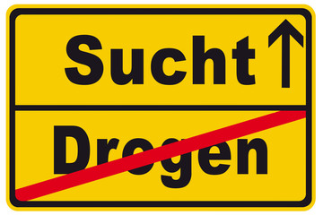 Fototapeta premium drogensucht