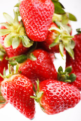 Fresh and tasty strawberries