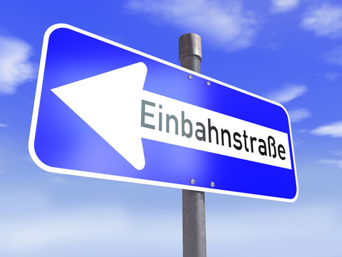 Einbahnstrasse