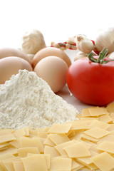 Nudeln selber hergestellt