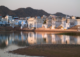 View of the City of Pushkar