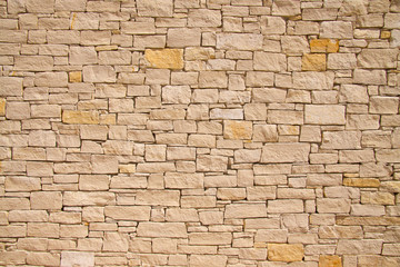 Fond de mur de pierre provençal
