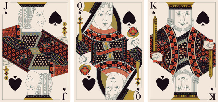 playing card king design